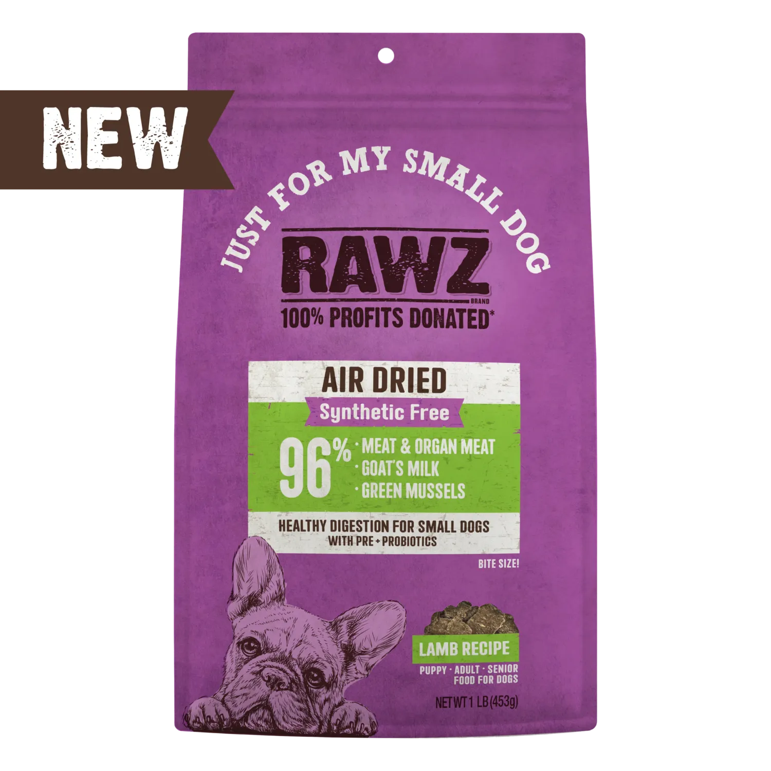 Rawz Air-Dried Small Dog Lamb 1#