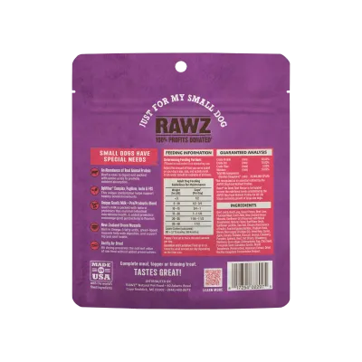 Rawz Air-Dried Small Dog Beef 2.5oz