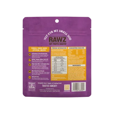 Rawz Air-Dried Small Dog Chicken 2.5oz