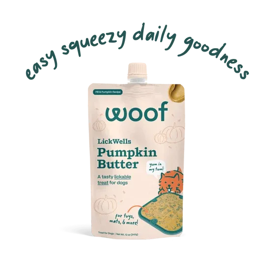 Woof Lickwells Pumpkin Butter 12oz
