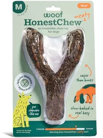 Woof Honest Chew Meaty Antler Medium