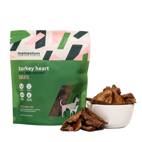 Momentum Treat Turkey Hearts  3oz