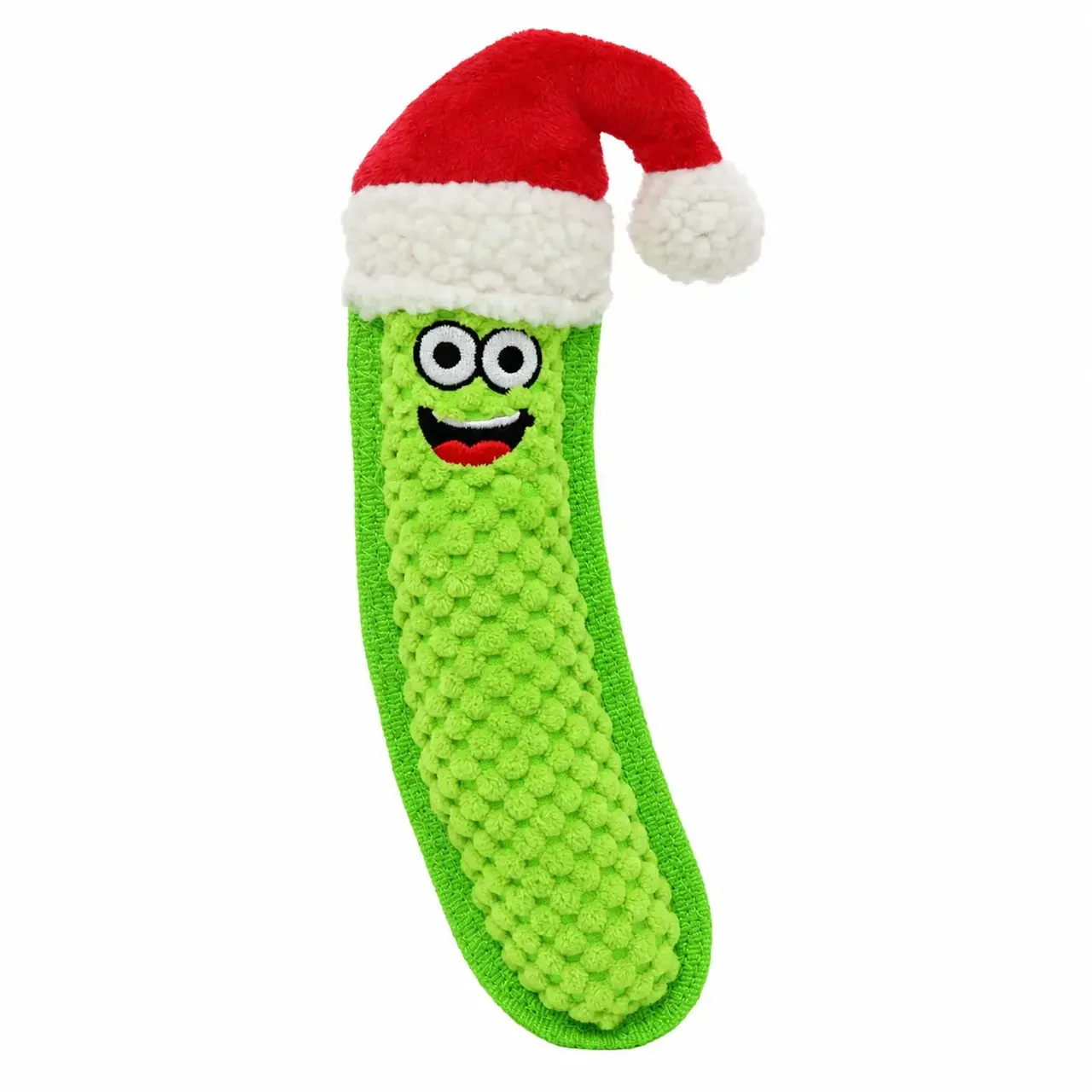 Tuffy Holiday Food Pickle Santa