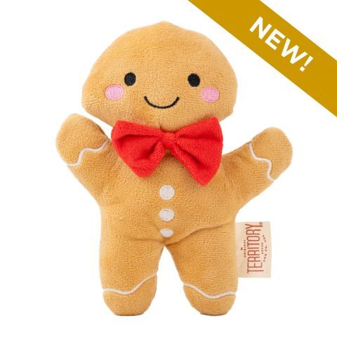 Territory Plush Squeaker Gingerbread