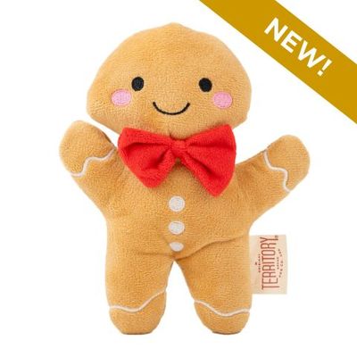 Territory Plush Squeaker Gingerbread