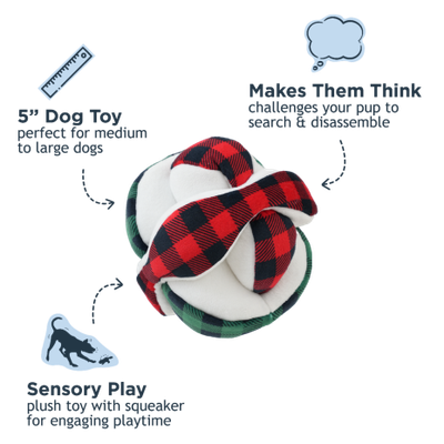 Territory Plush Plaid Ball