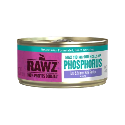 Rawz Cat  Can Low Phos Tuna &amp; Salmon Pate 5.5oz