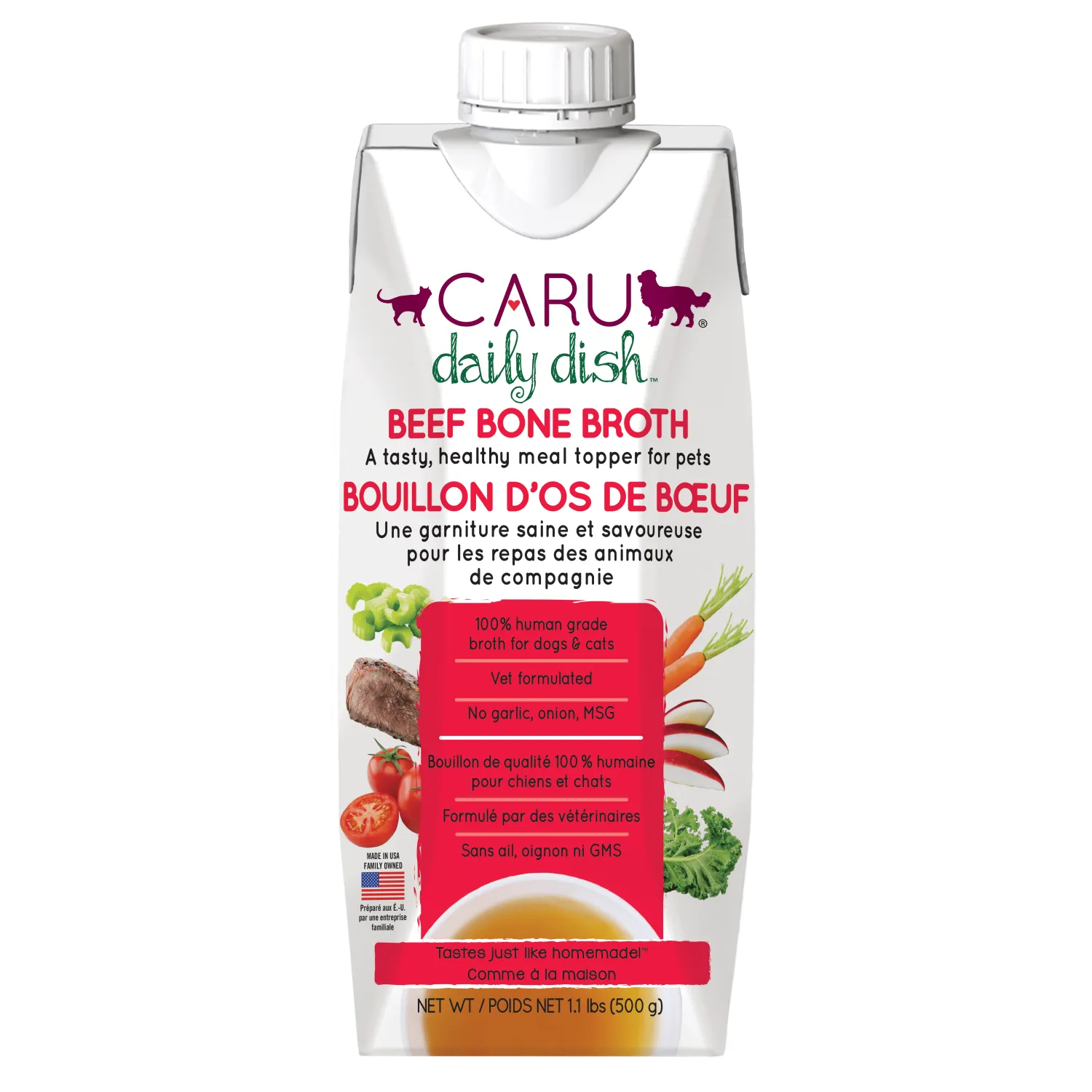 Caru DC Beef Broth 17.6oz