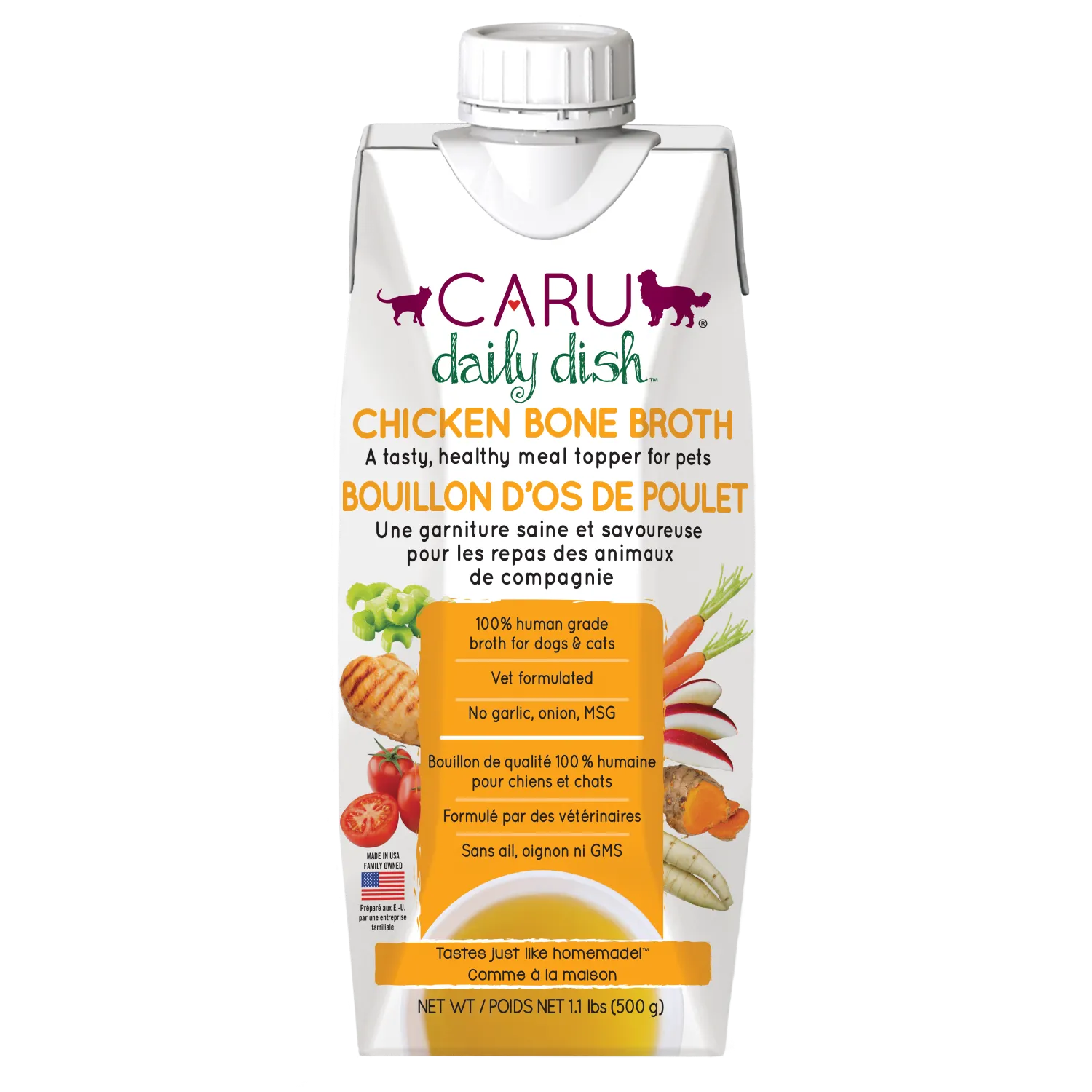 Caru DC Chicken Broth 17.6oz