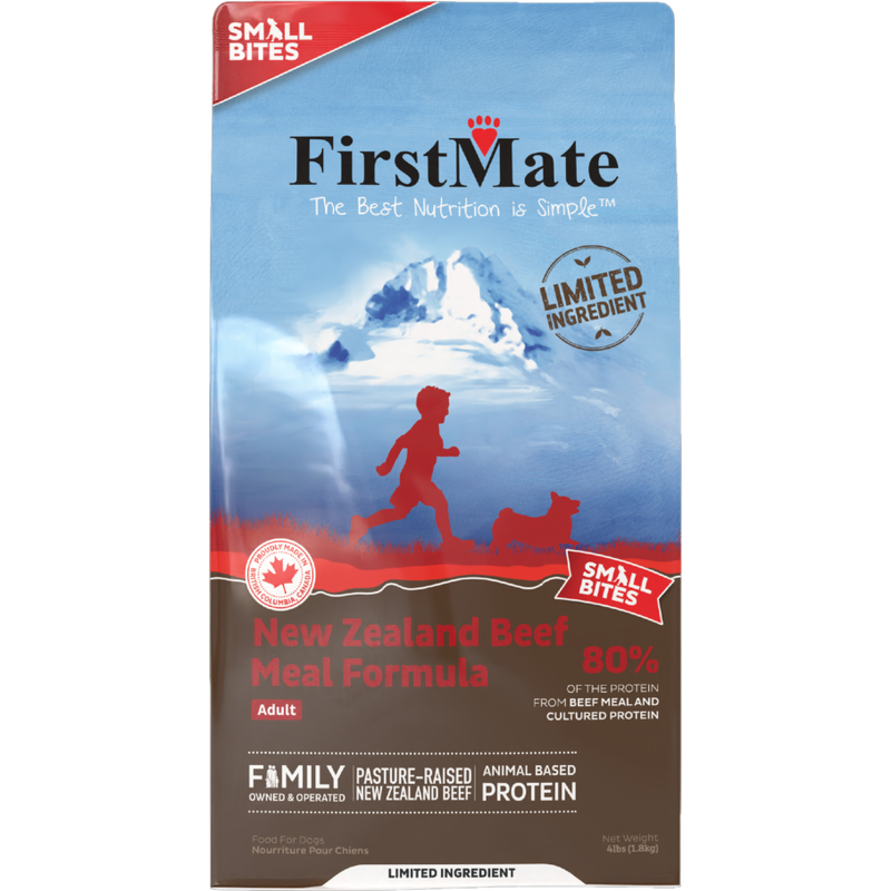 FirstMate Dog LID GF Small Bites Beef 12#
