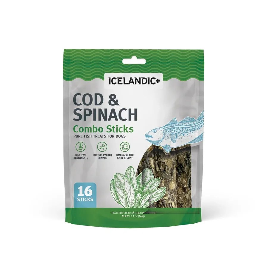 Icelandic Combo Sticks Cod Spinach  Value pack