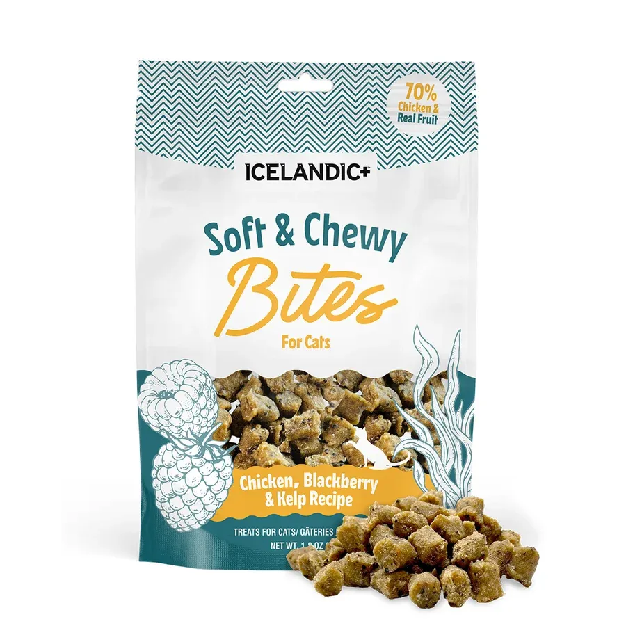 Icelandic Cat Soft Chewy Bites Chicken 1.8oz