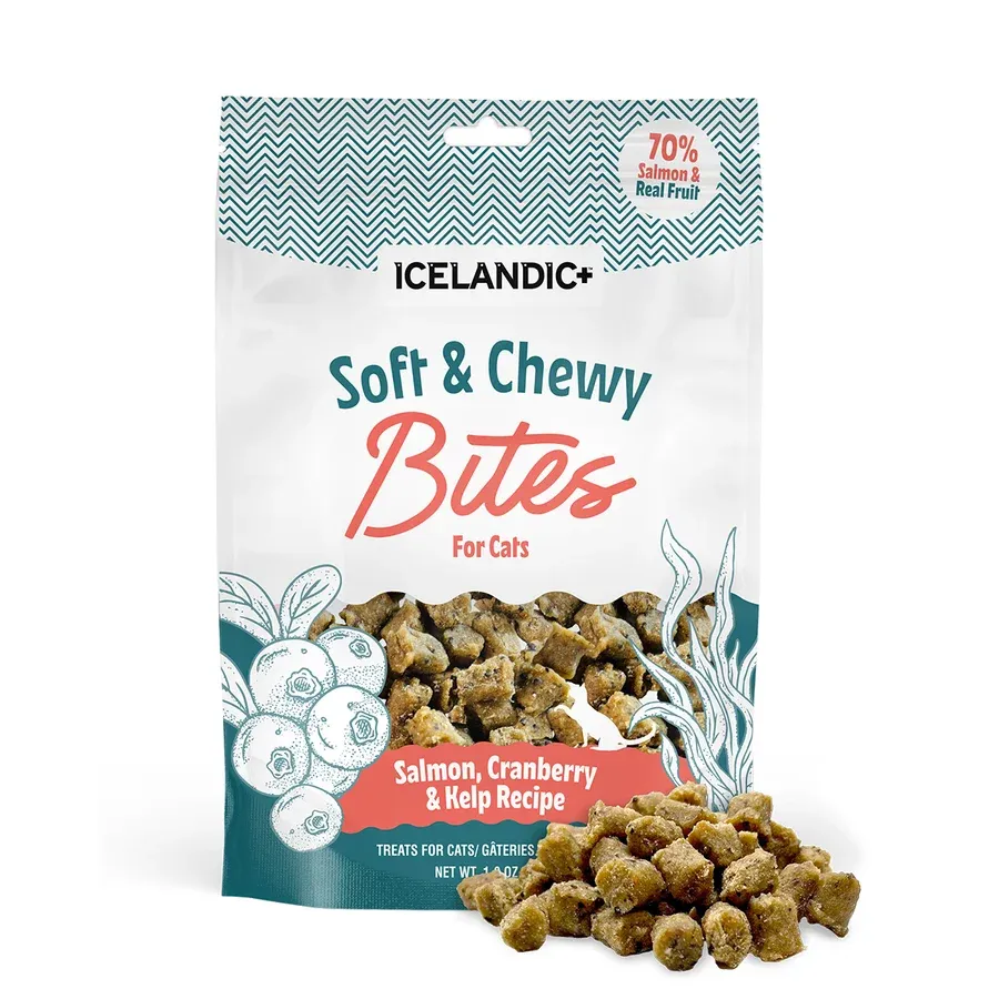 Icelandic Cat Soft Chewy Bites Salmon 1.8oz