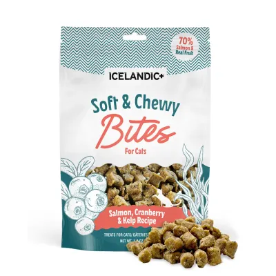 Icelandic Cat Soft Chewy Bites Salmon 1.8oz