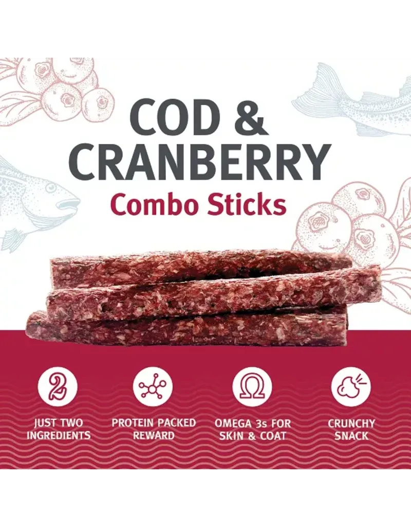 Icelandic Combo Sticks Cod Cranberry 2oz