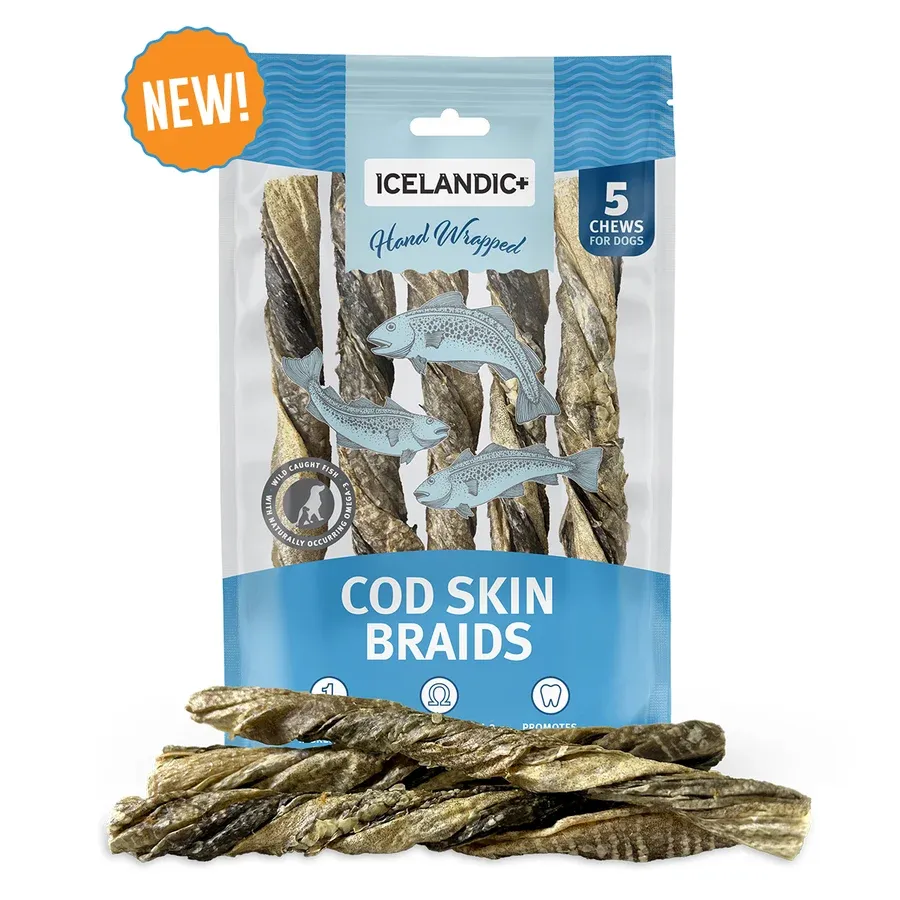 Icelandic Cod Skin Braided 7" 5pk