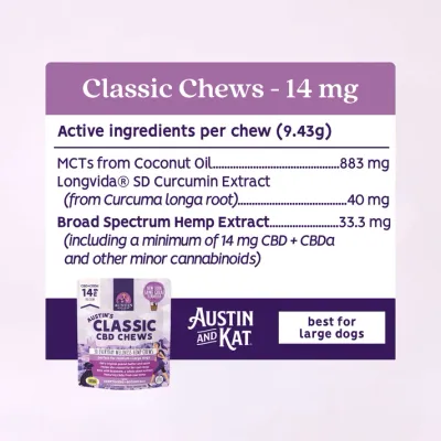 AK Classic CBD Chew 14mg 10oz