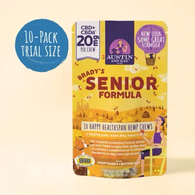 AK Senior Blend CBD Chew 20mg 10 pack