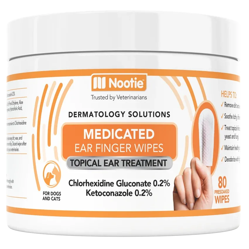 Nootie Medicated Ear Wipes 80ct
