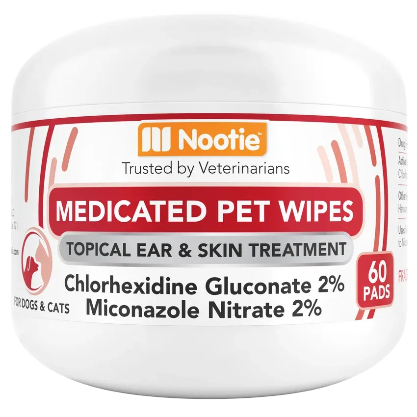 Nootie Antimicrobial Wipes Small 60ct