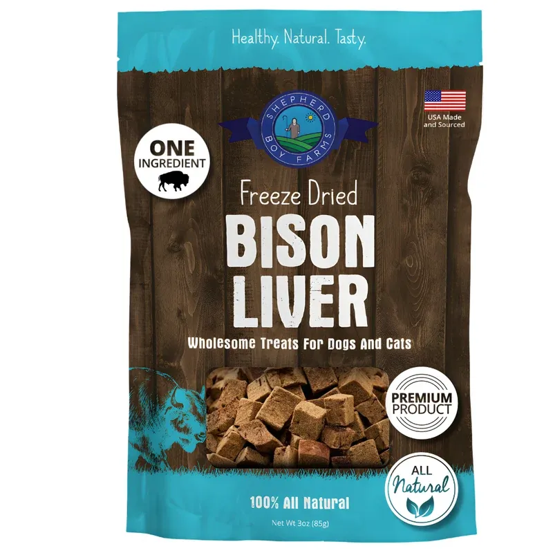 Shepherd Boy FZD  Bison Liver 8oz