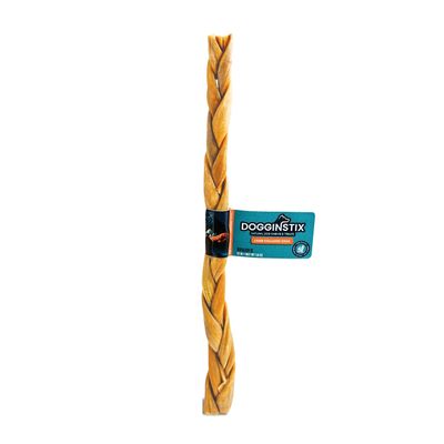 Dogginstix Braided Lamb Collagen Stick 12"