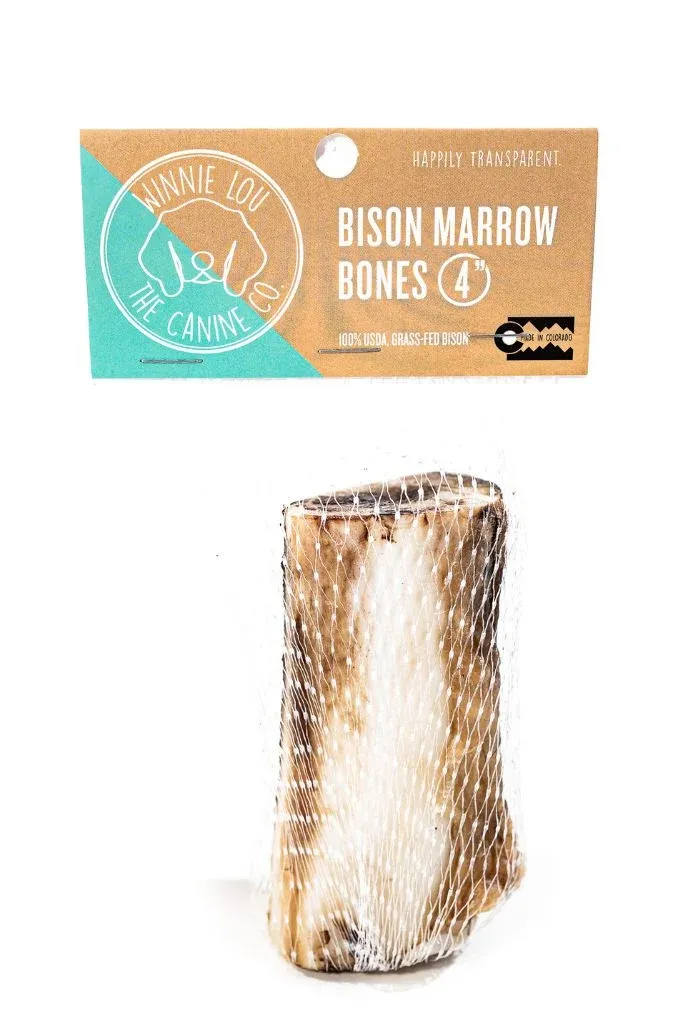 Bison Marrow Bone 4"