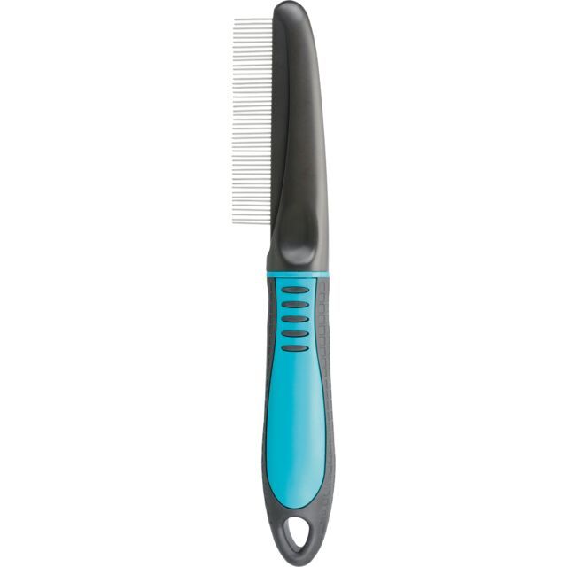 Trixie Pet Grooming Rake Fine Rotating Teeth