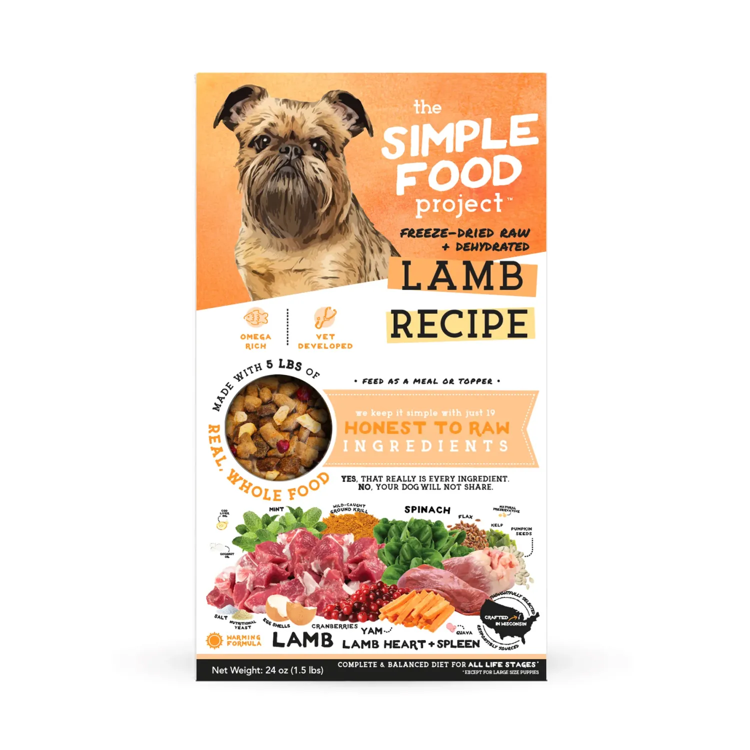 Simple Food Lamb 48oz