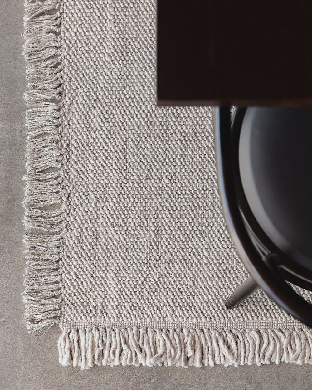 Ulster Floor Rug | White/Natural