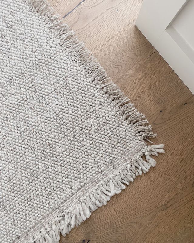 Ulster Floor Runner | White/Natural