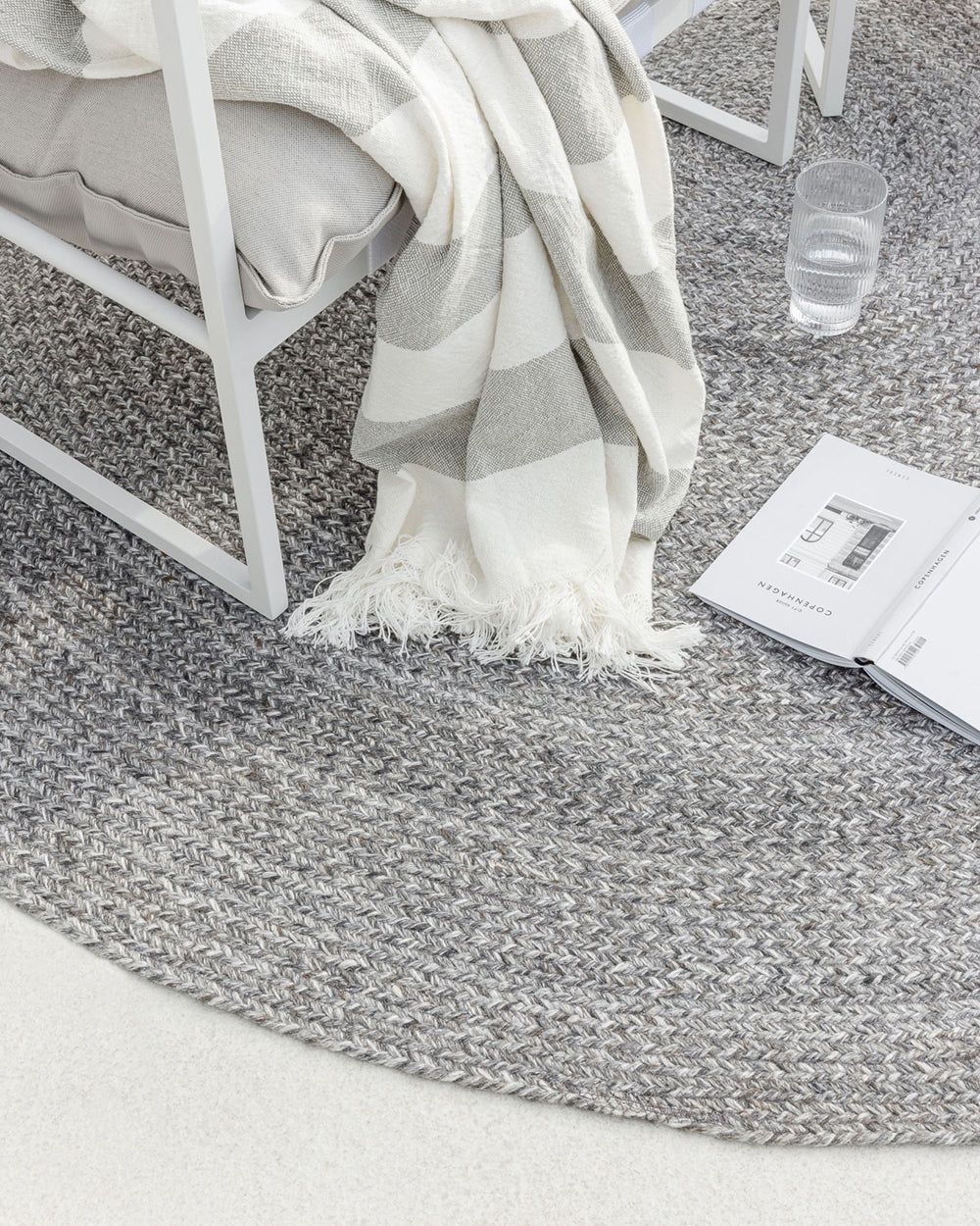 Mornington Floor Rug | Dark Pebble