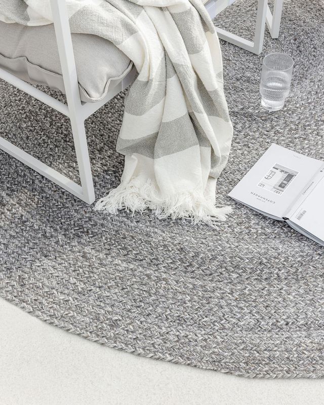 Mornington Floor Rug | Dark Pebble