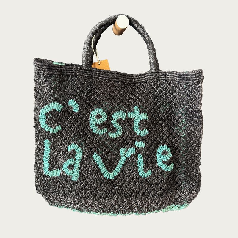 SMALL JUTE BAG | C&#39;EST LA VIE