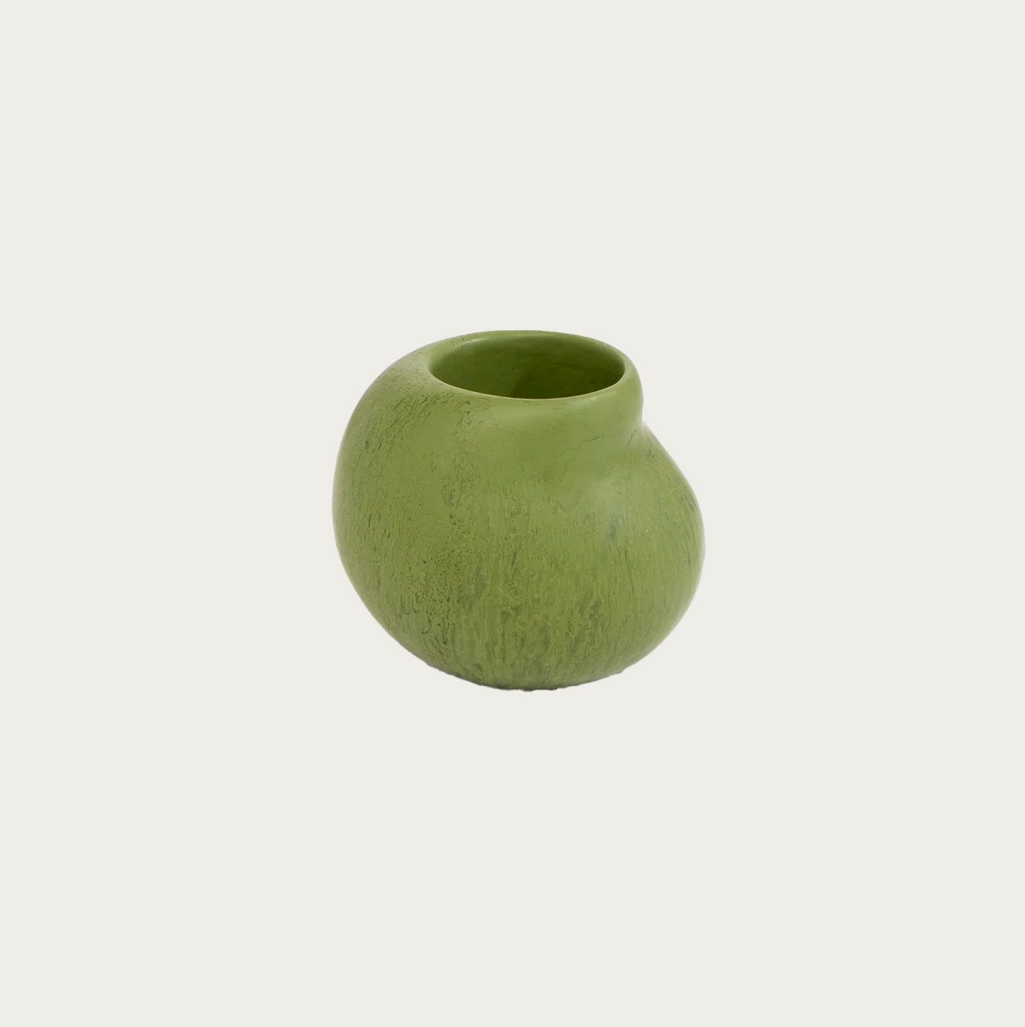 MEDIUM MOSS VASE | OLIVE