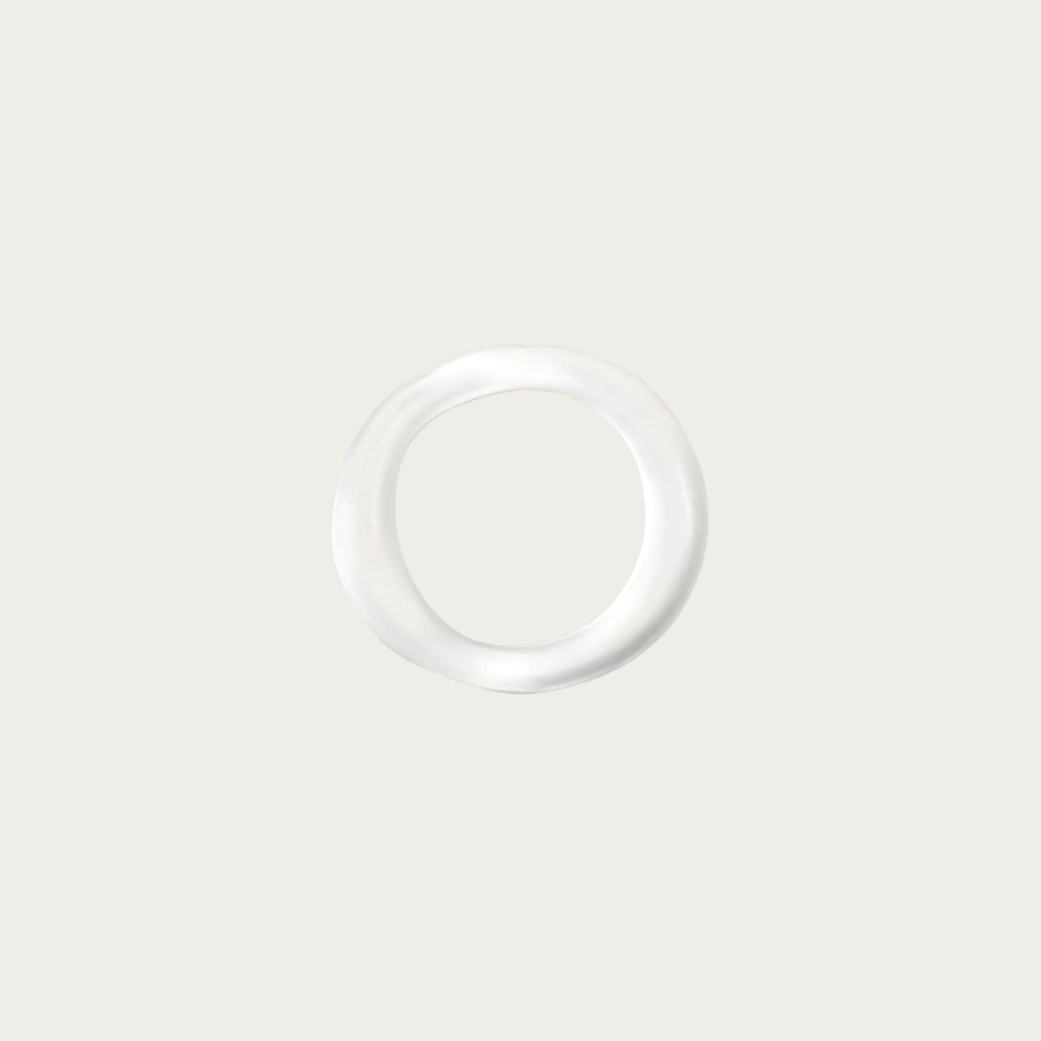DRIFT WISHBONE BANGLE, Size: WIDE, Colour: MIST