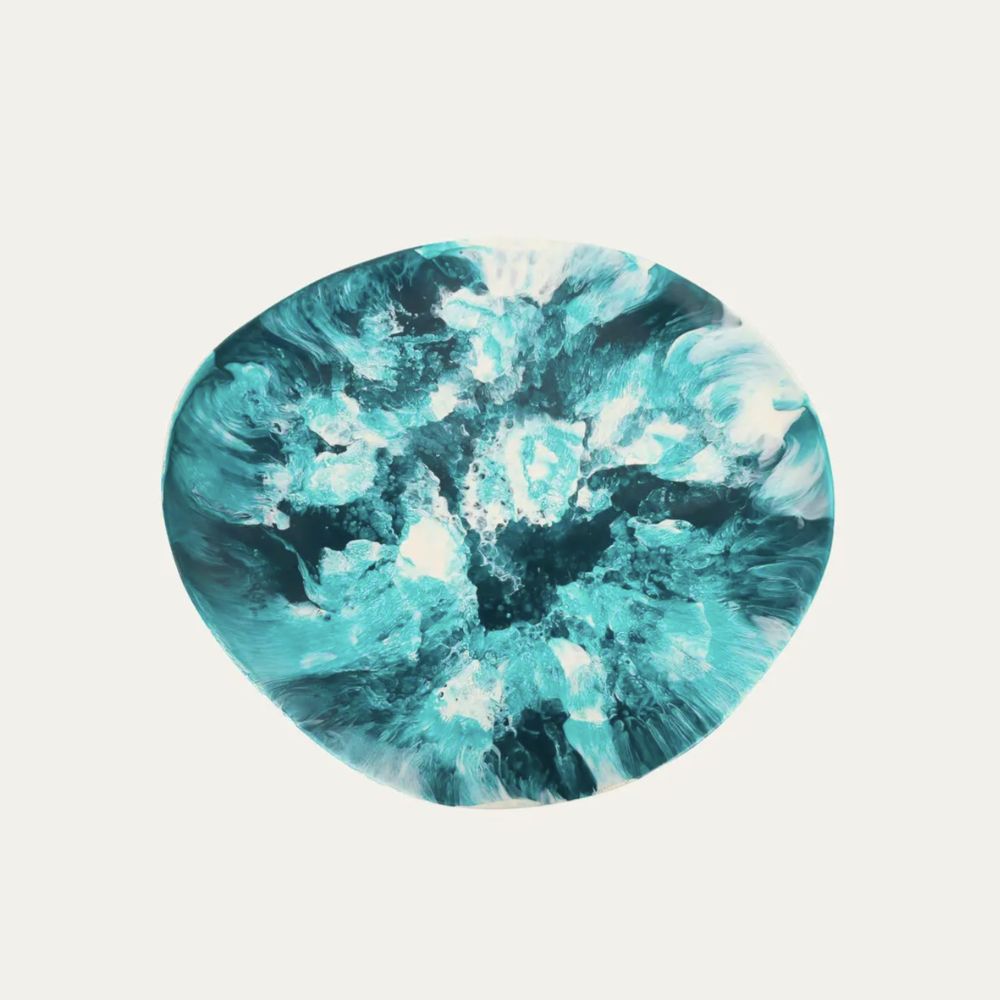 XL MODERN TRIBAL PLATTER | LAGOON