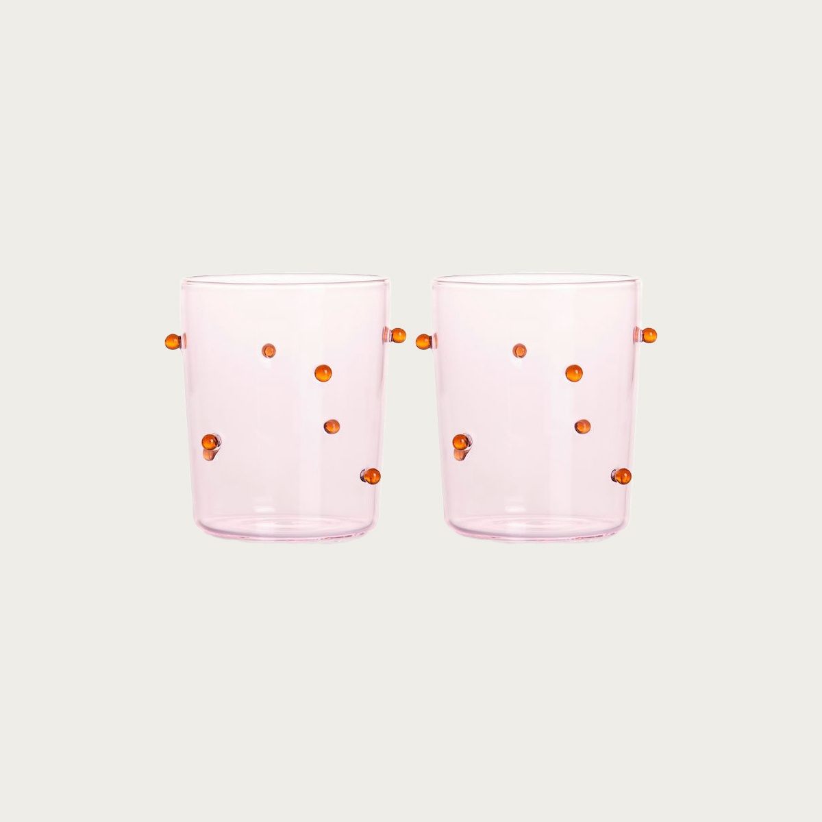 POMPONETTE GOBELET, Colour: PINK-AMBER
