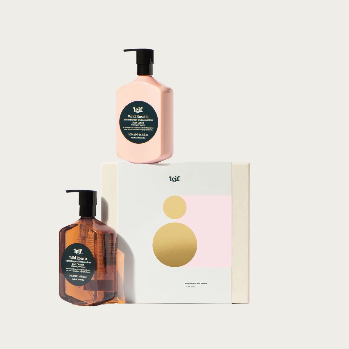 LEIF BODY DOUBLE GIFT SET | LARGE, Scents: WILD ROSELLA