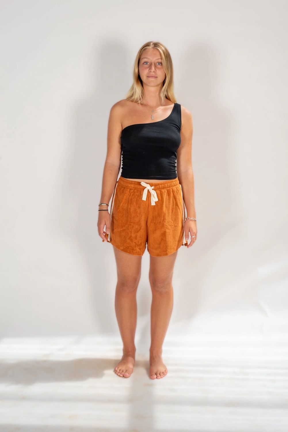 TERRY TOWEL SHORT | RUST