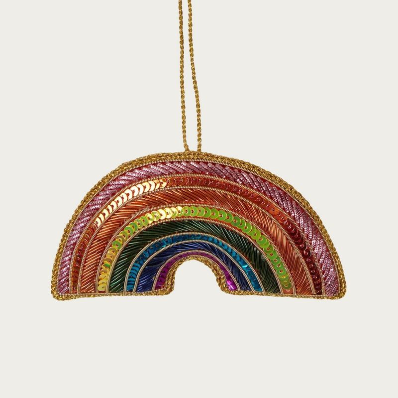 RAINBOW SEQUIN ORNAMENT