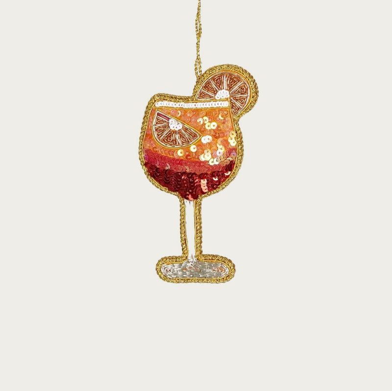 SPRITZ SEQUIN ORNAMENT