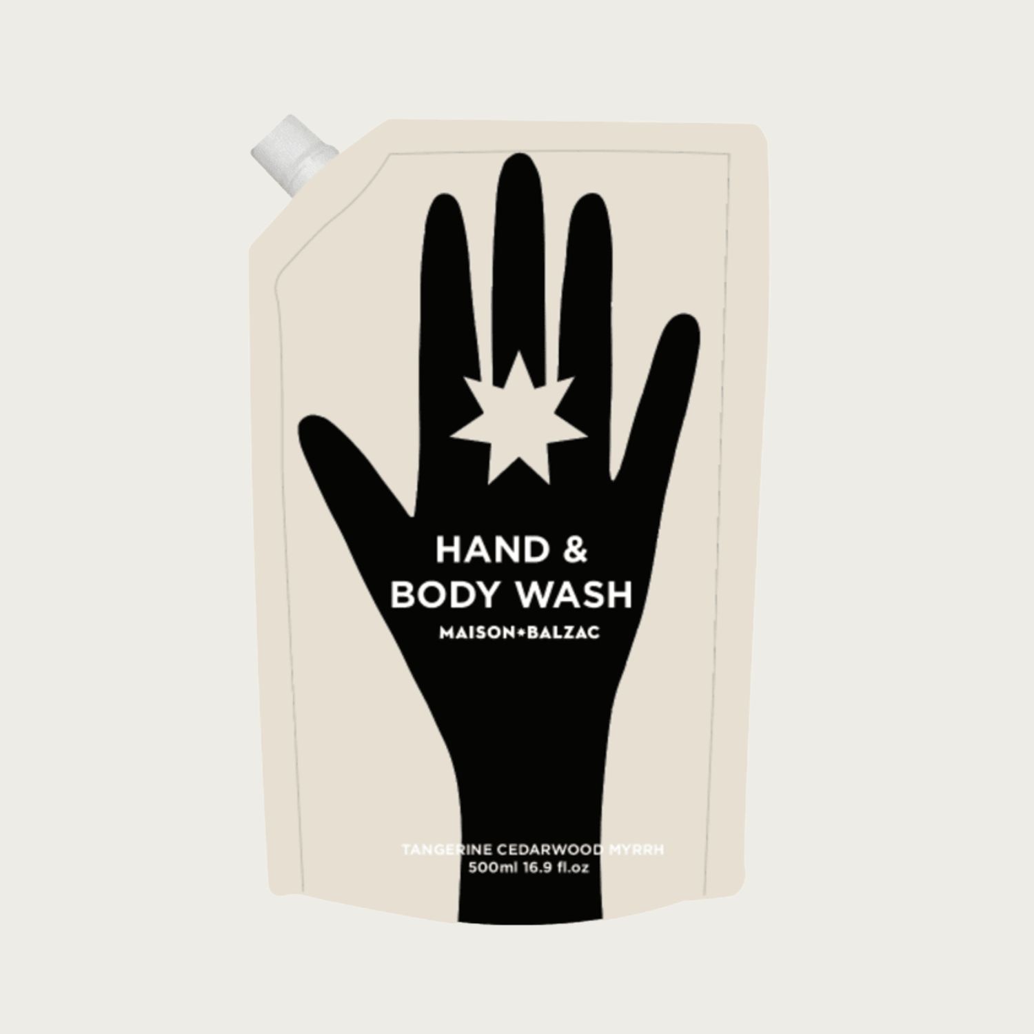 HAND &amp; BODY WASH POUCH 500ML
