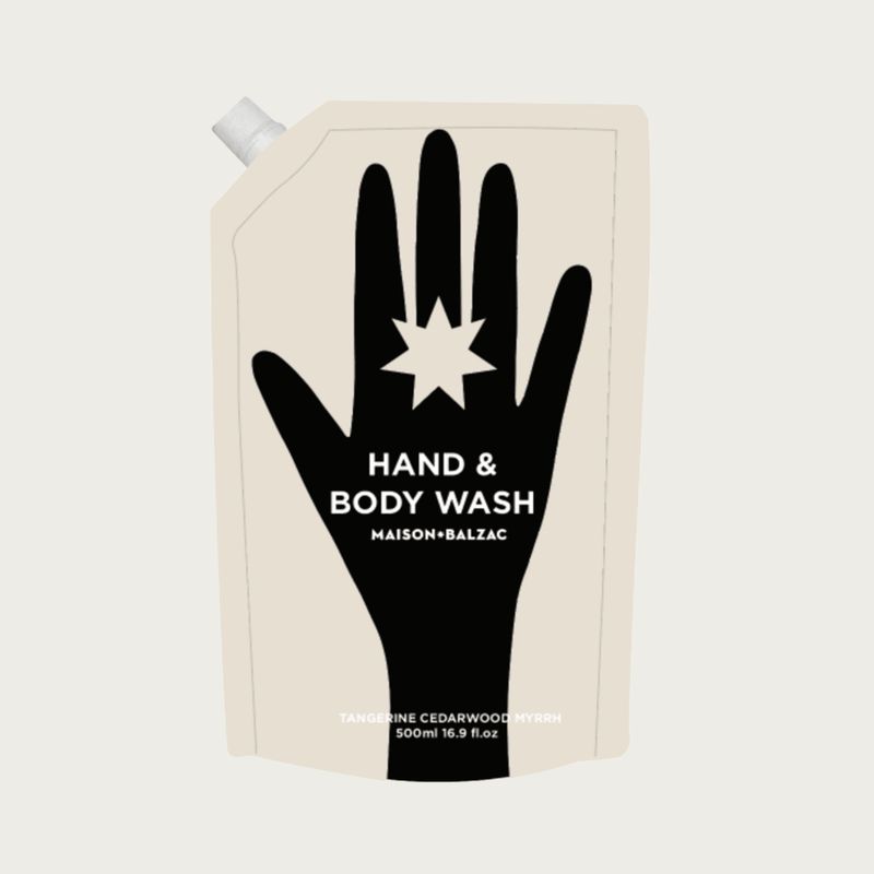 HAND &amp; BODY WASH POUCH 500ML