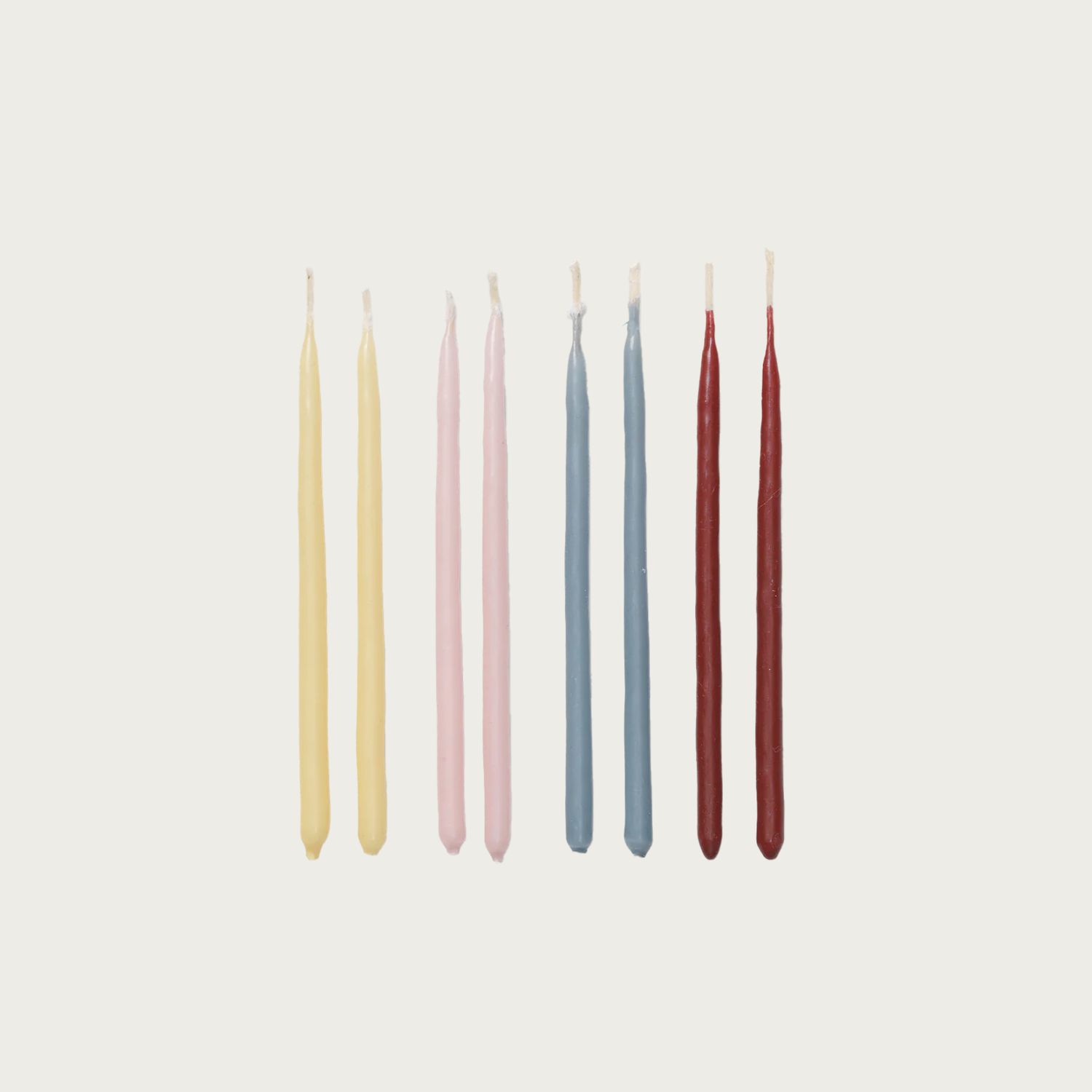 MINIATURE CANDLES | SET OF 24, Colour: WHIMSICAL