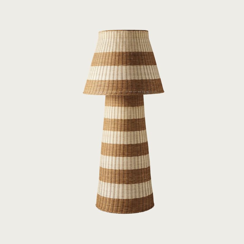 SOMBRERO RATTAN FLOOR LAMP