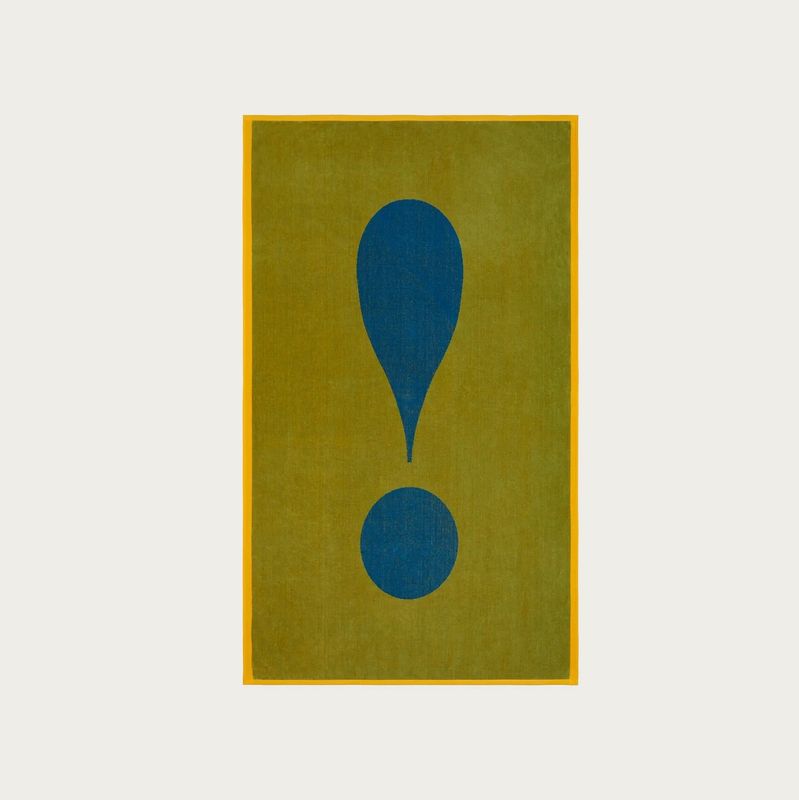 EXCLAMATION TOWEL | GREEN