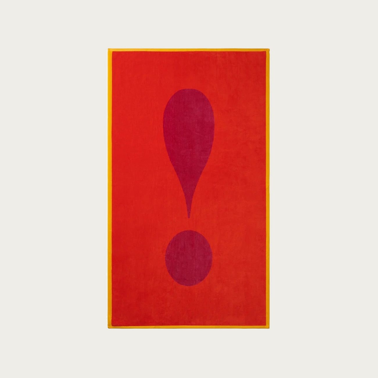EXCLAMATION TOWEL | ORANGE