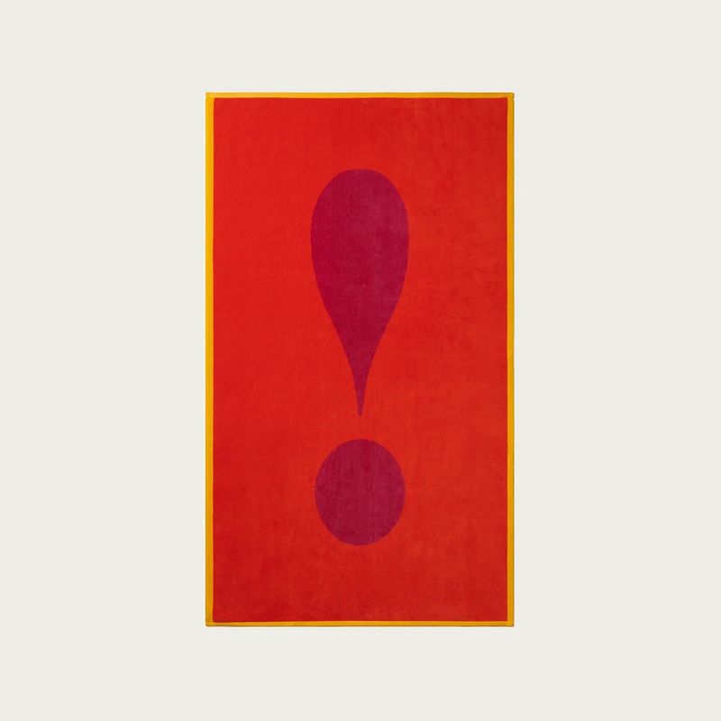 EXCLAMATION TOWEL | ORANGE
