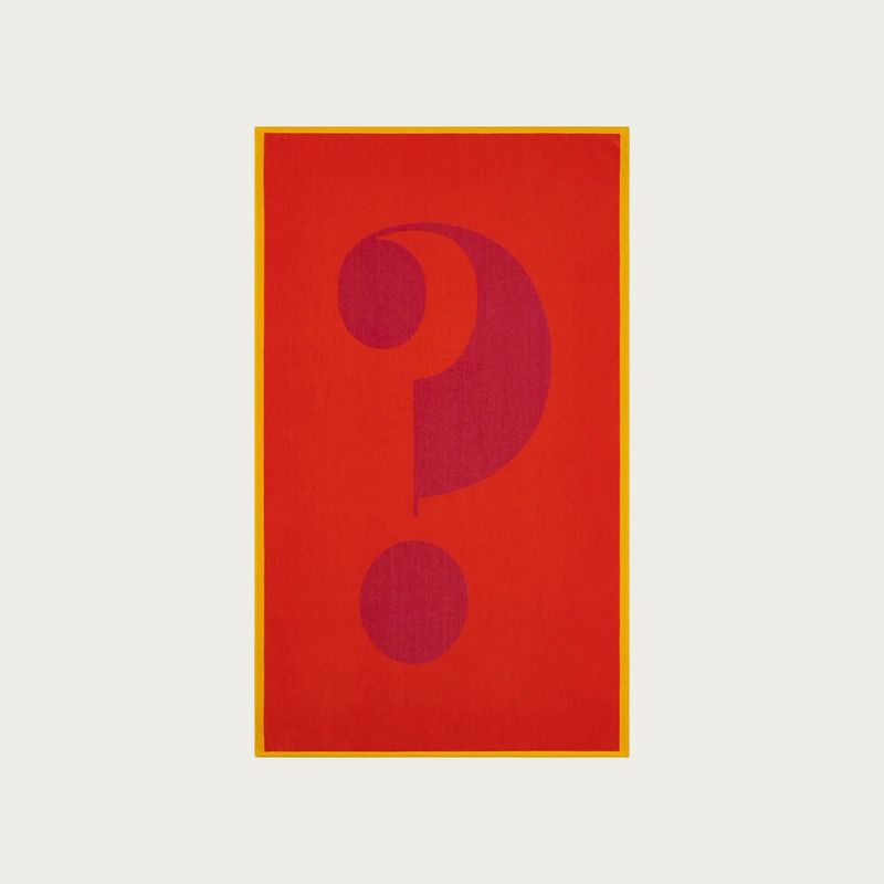 QUESTION TOWEL | ORANGE